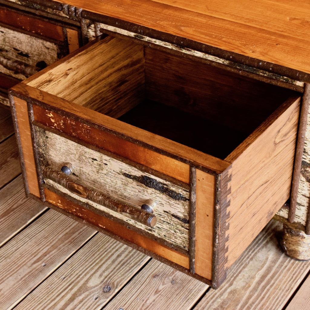 Fortysixer Trunk with Twin Drawers  Rustic Coffee Table – Dartbrook Rustic  Goods