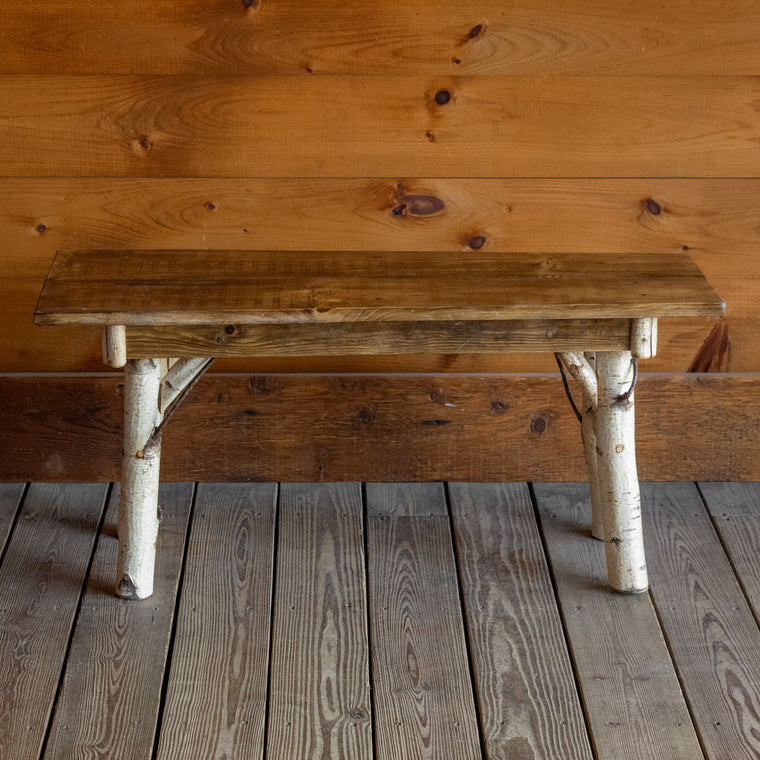 Birch Leg Bench/Coffee Table