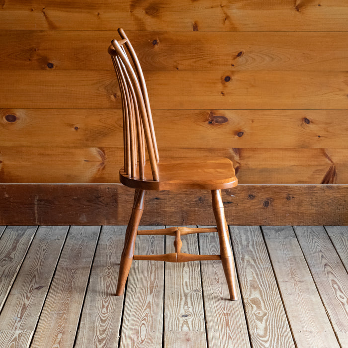 Solid Cherry Dining Side Chair, Profile View